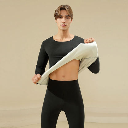 Men's Thermal Set, warming, crew neck