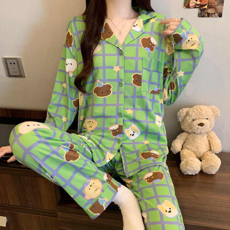 Women’s Pajama Set, Long Sleeve, with Christmas Print