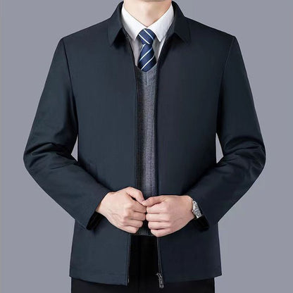 Men's Business Jacket, padded, lapel collar