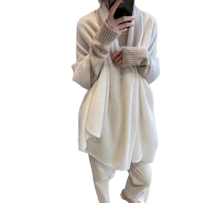 Wool scarf, 180x60cm, plain