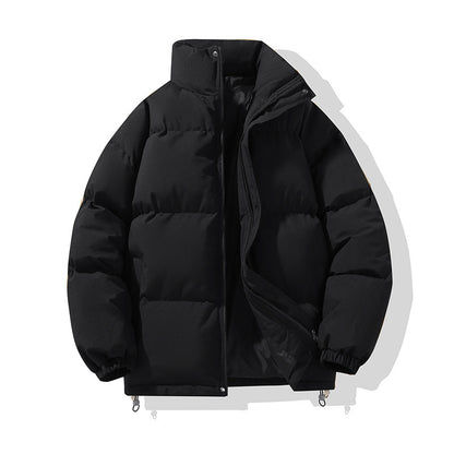 Men's padded jacket, solid color, relaxed, urban style
