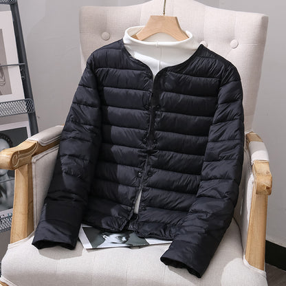 Lightweight, reversible women's quilted jacket