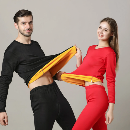 Thermal underwear set made of combed cotton