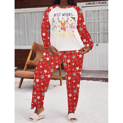 Women's Pajama Set with Long Sleeve, Plus Size