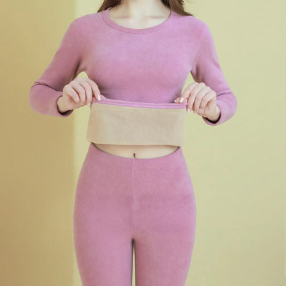 Padded thermal underwear set for women and men