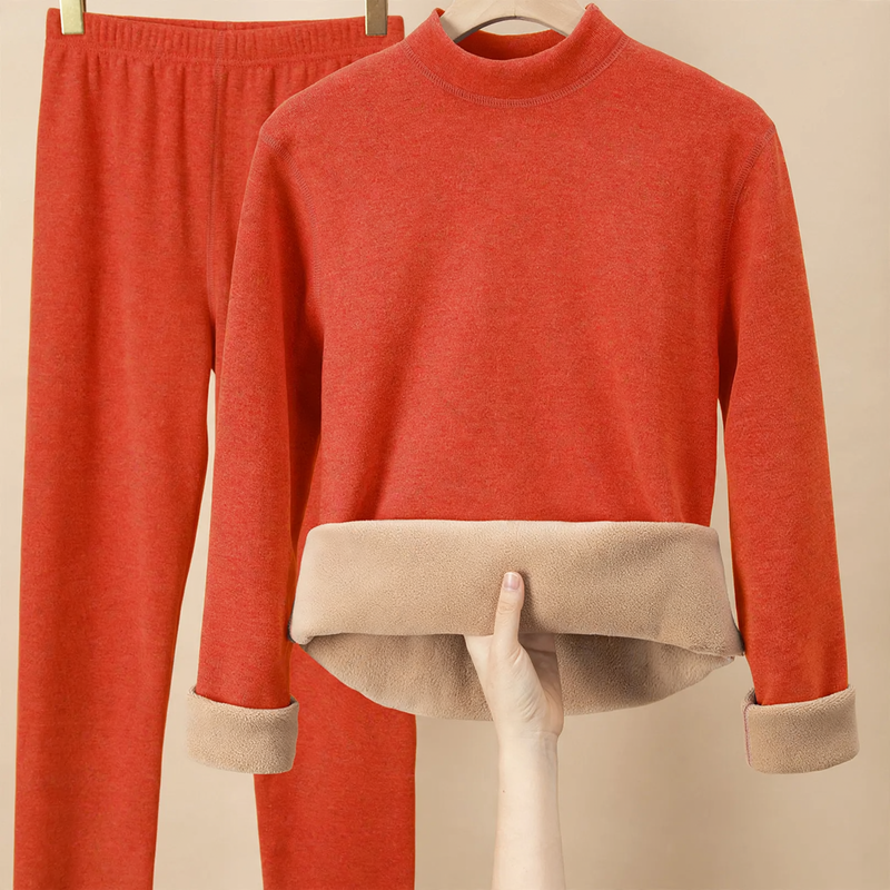 Padded thermal underwear set, unisex