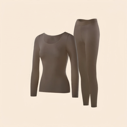 Women's Thermal underwear set, seamless, thin