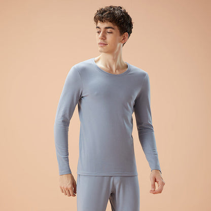 Thermal underwear set, Tencel mix, round neck