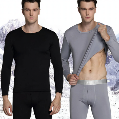 Padded men's thermal underwear set