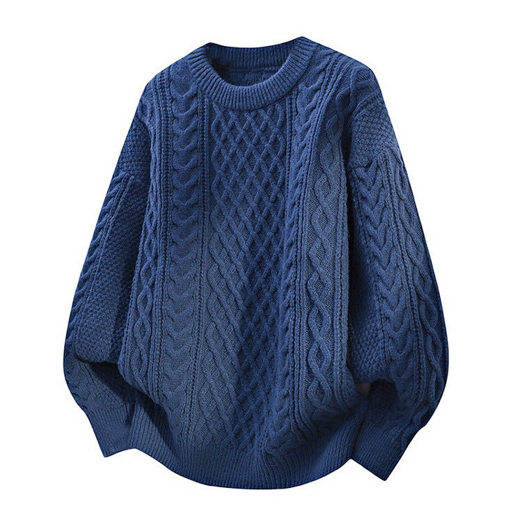 Men's cable knit sweater