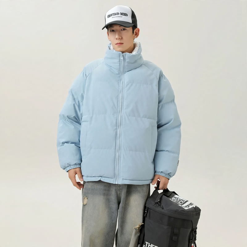 Unisex-Winter Jacket, Lamb Fleece, Lined, Warm