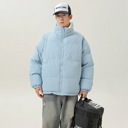 Unisex-Winter Jacket, Lamb Fleece, Lined, Warm