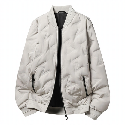 Men's down jacket in baseball style, warm, winter