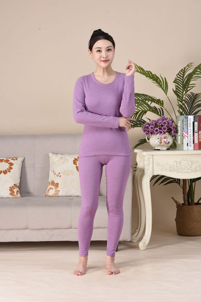 Seamless thermal underwear set for women and men