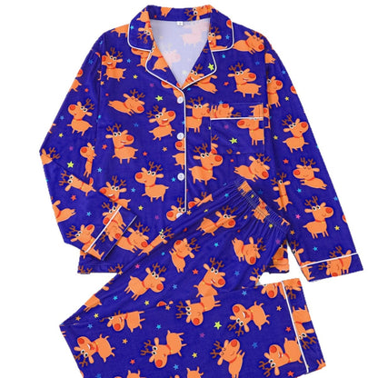 Women's Pajamas, Long Sleeve, Christmas Design