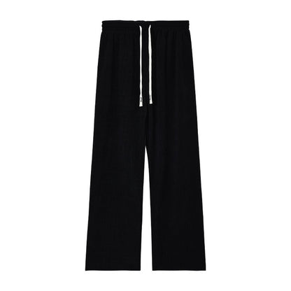 Ladies corduroy pants with wide leg, lined