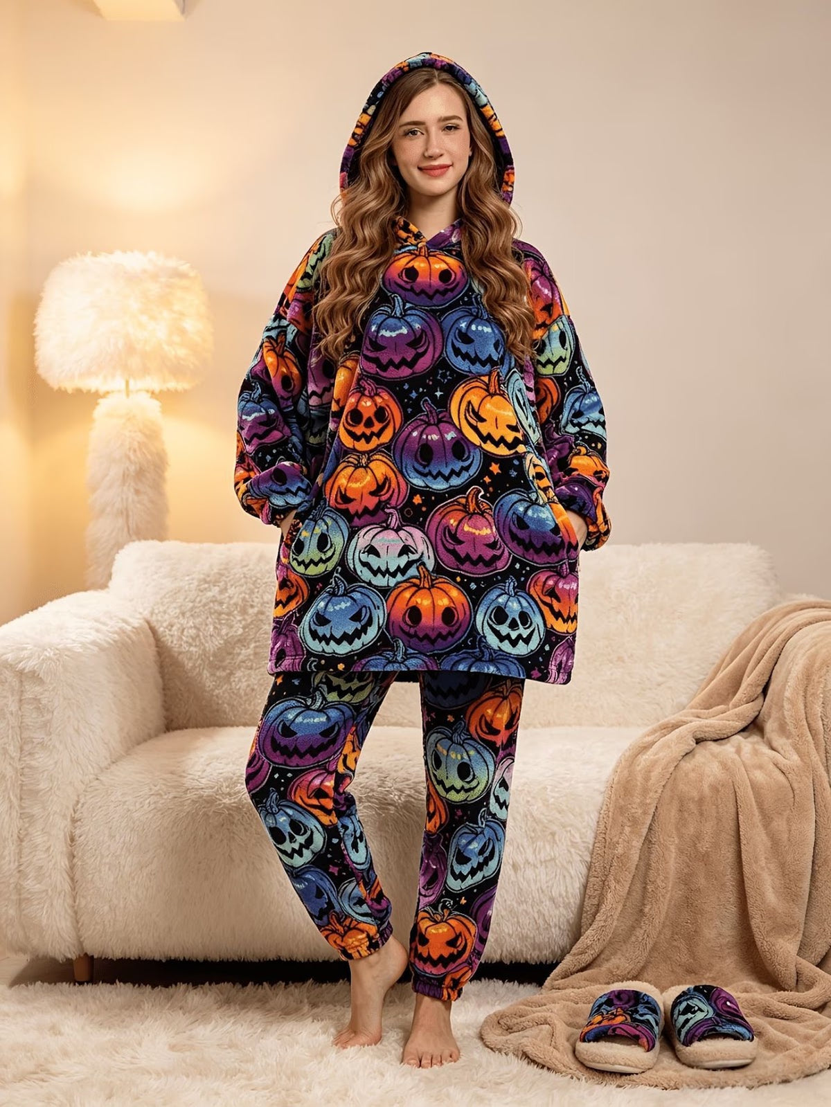 Family Pajama Set, printed, for couples