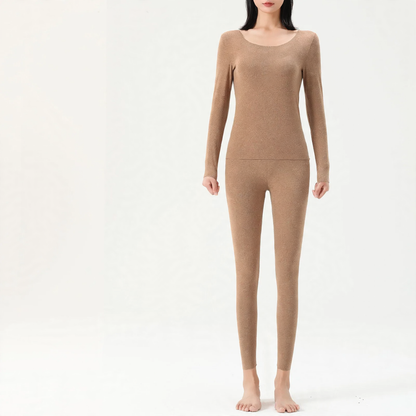 Ladies' thermal underwear set with heating function