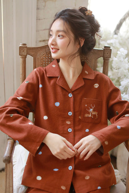 Women's Pajamas, Cotton, Brushed, Long