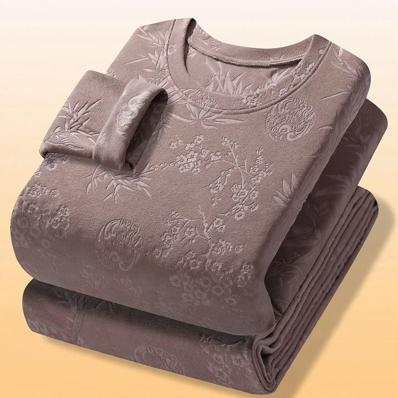 Men's Thermal Set, lined, with embossed pattern