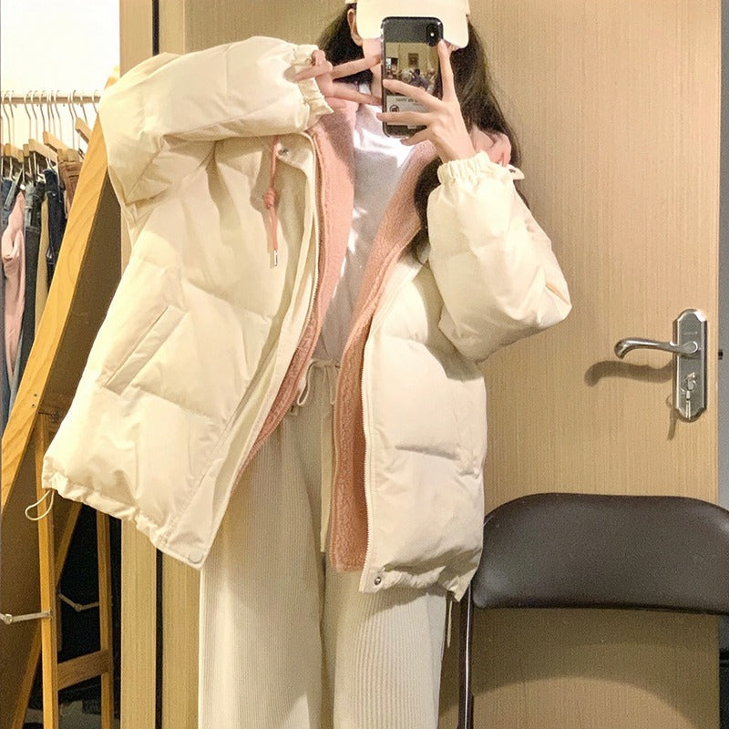 Women’s quilted jacket, oversized fit, padded