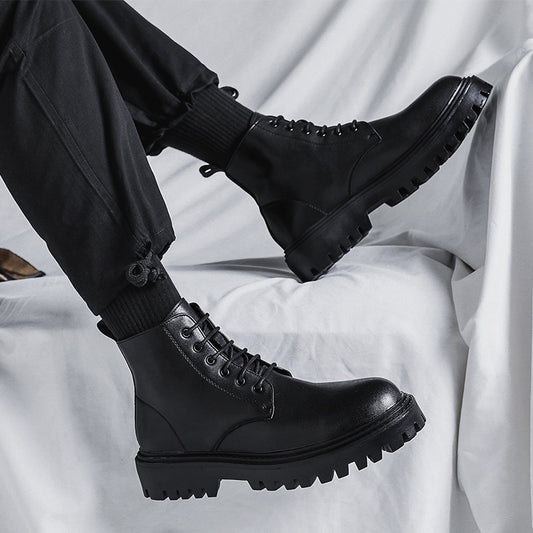 Classic men's boots, black