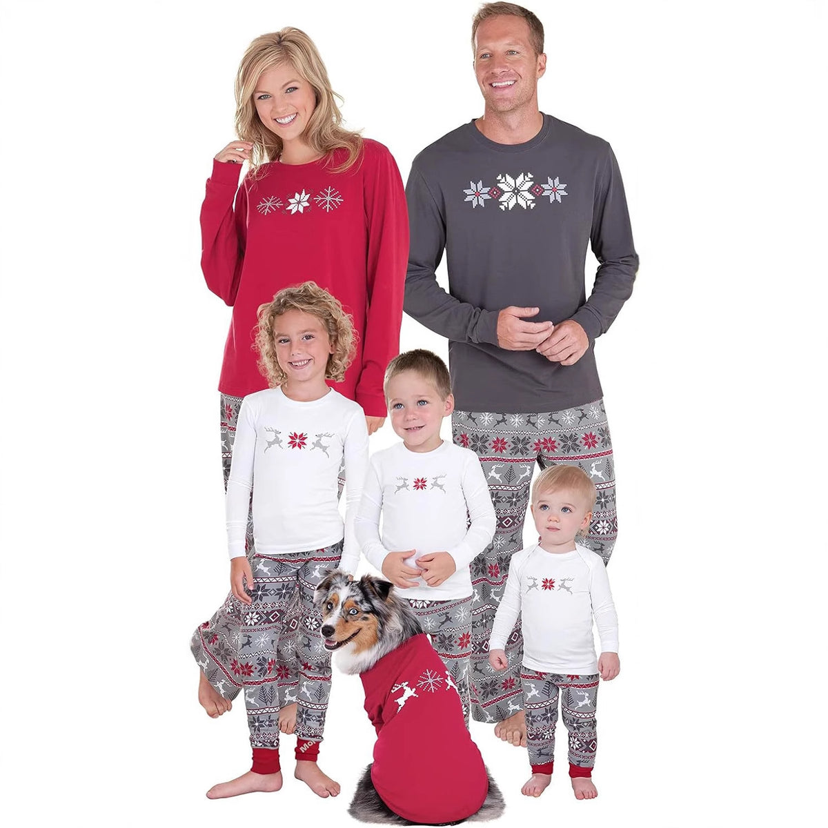Christmas Family Pajama Set, Cotton Blend