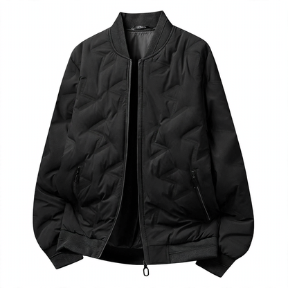 Men's down jacket in baseball style, warm, winter