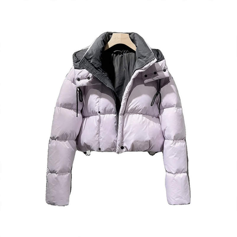 Women's Padded Jacket, Removable Hood, Quilted
