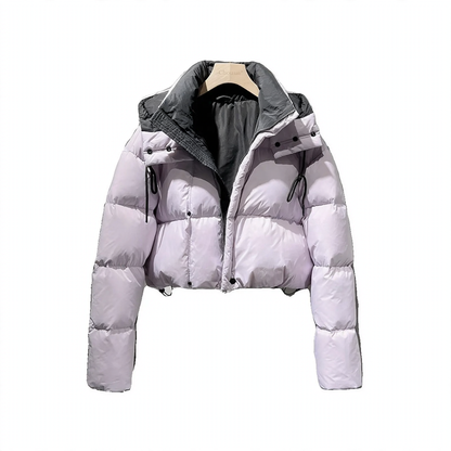 Women's Quilted Jacket, Removable Hood, Padded