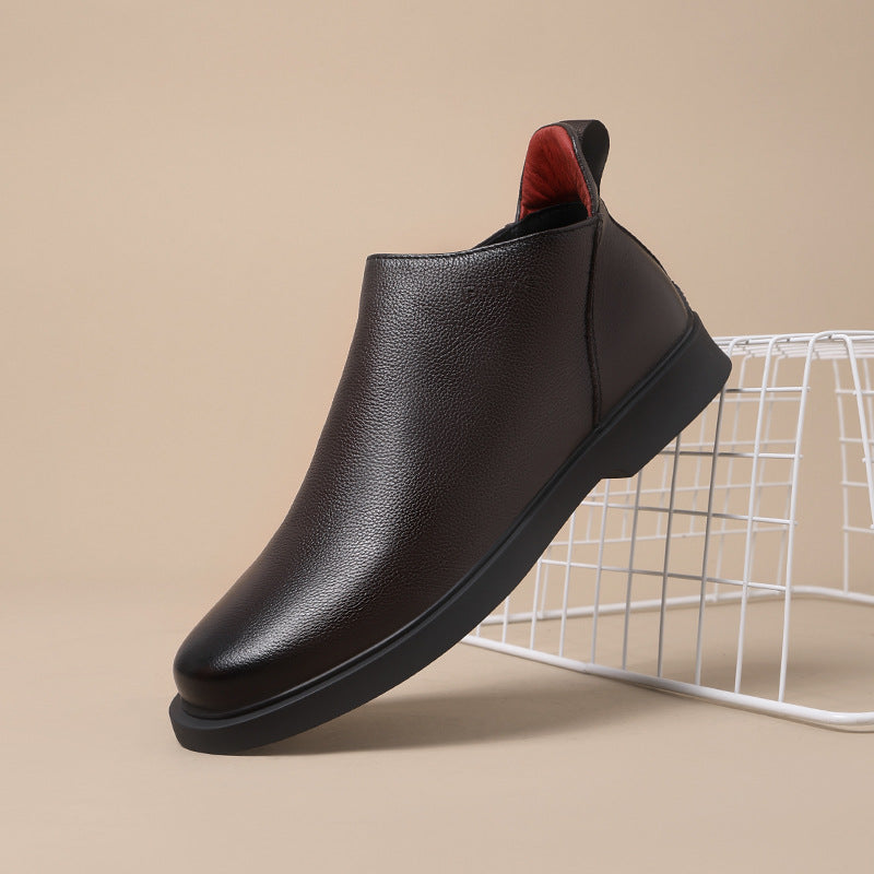 Men's Chelsea Boots made of scar leather