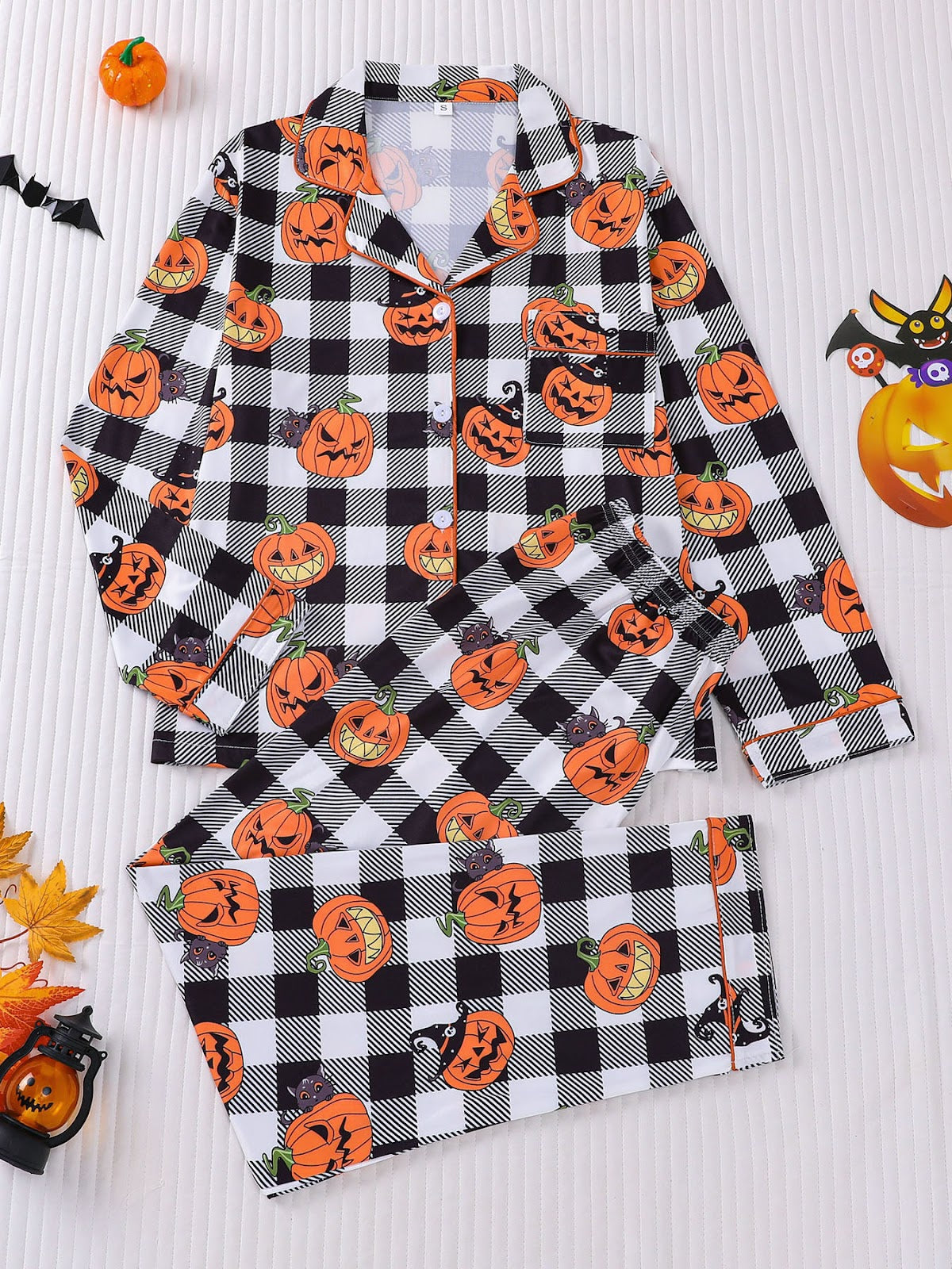 Women's pajamas, long-sleeved, for spring and autumn