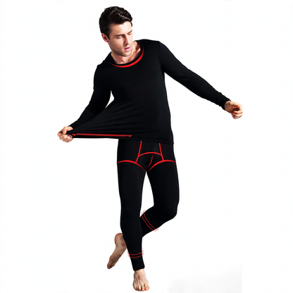 Padded men's thermal underwear set