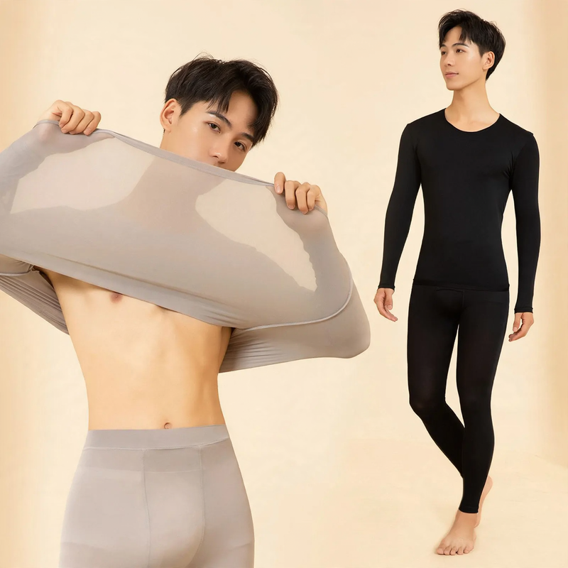 Men's thermal underwear set, seamless and warming