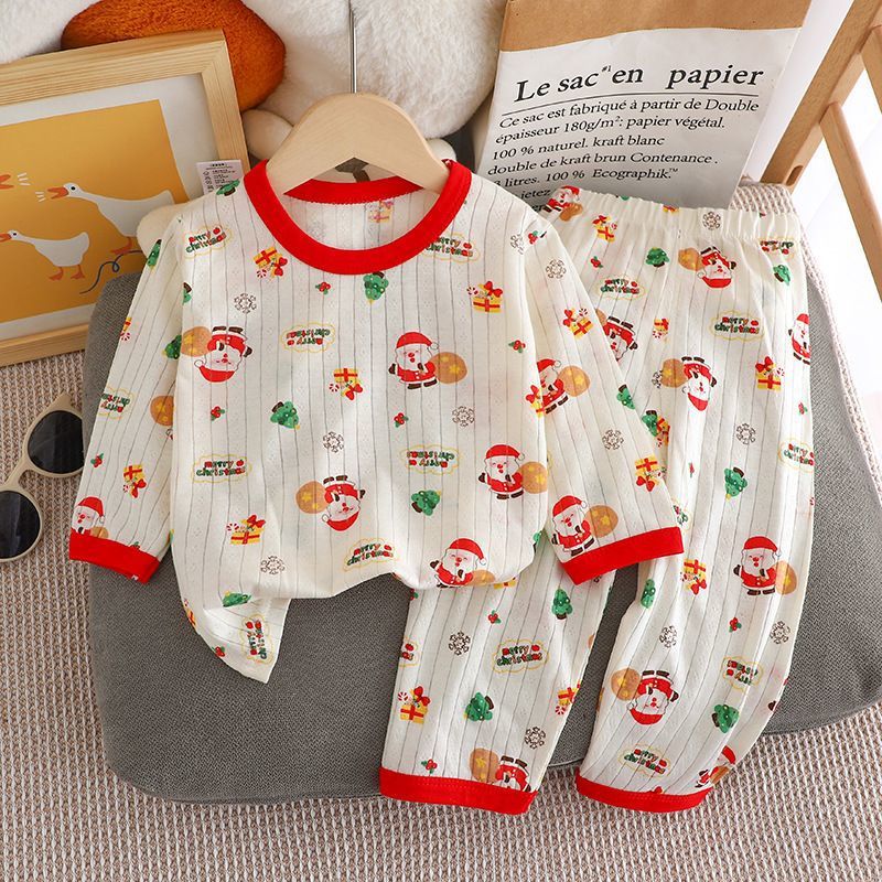 Kids Pajama Set, Cotton, 3/4 Sleeves, Summer