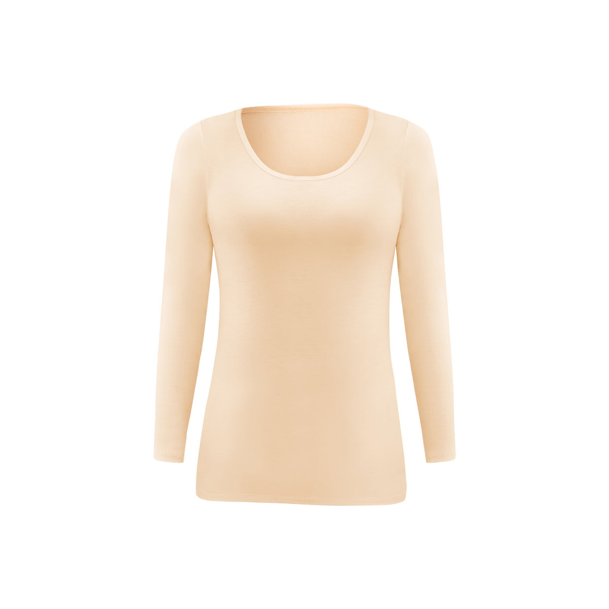 Women's Long Sleeve Undershirt, Modal, Round Neck