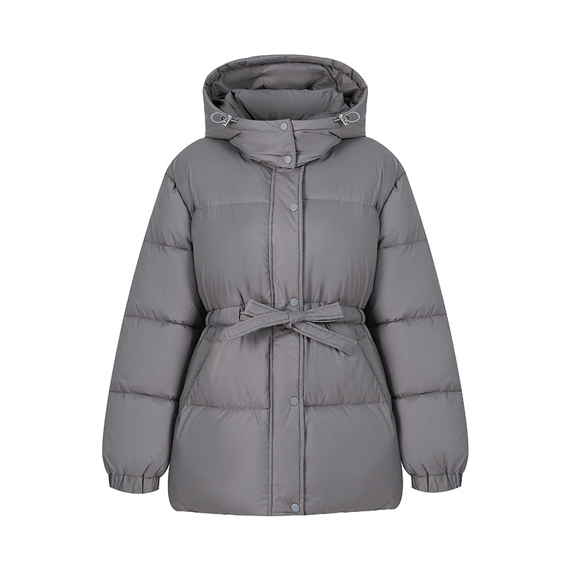 Tailored women's winter coat with padding