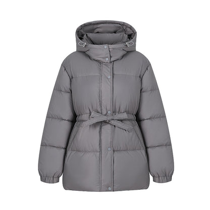 Tailored women's winter coat with padding