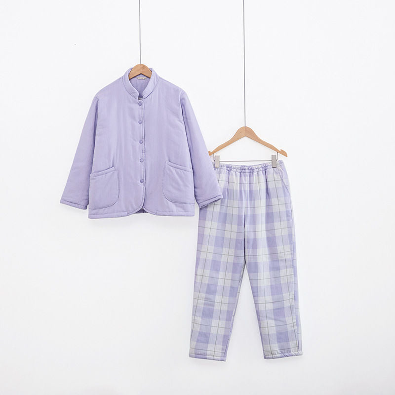 Padded cotton house suit, Japanese style