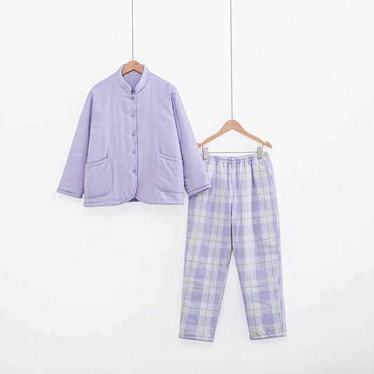 Padded cotton house suit, Japanese style