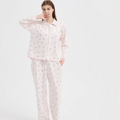 Warmer coral fleece pajama for women, plus sizes