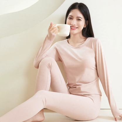 Women's Thermal Underwear Set, 95% Cotton, antibacterial