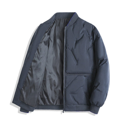 Men's winter jacket, padded, reversible