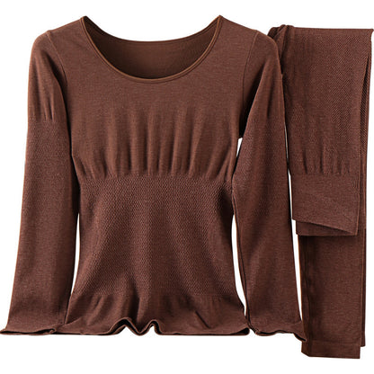 Women's Thermal Underwear Set, Shaping, Round Neck