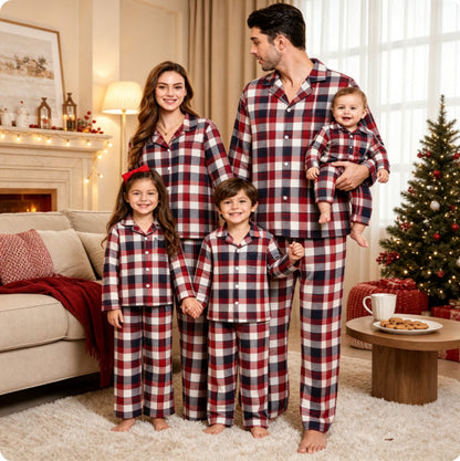 Family Pajama Set, checked