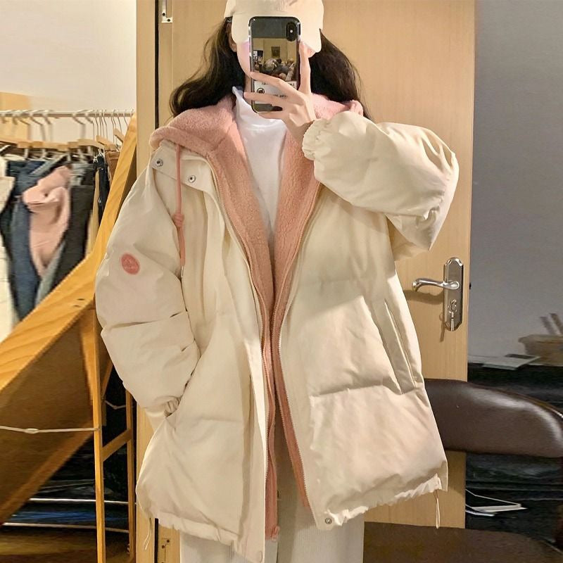 Women’s quilted jacket, oversized fit, padded