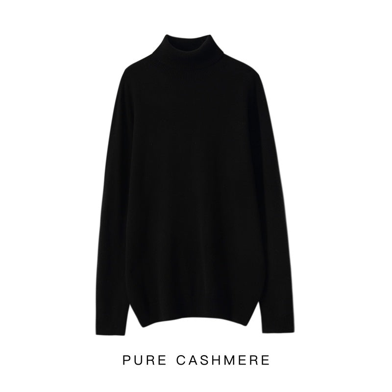 Men's turtleneck sweater made of 100% pure wool