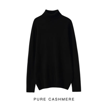 Men's turtleneck sweater made of 100% pure wool
