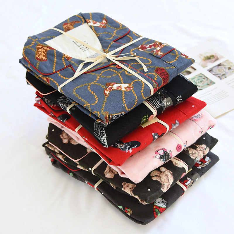 Pair-House Suit, Cotton, Brushed, Long Sleeve, Various Designs