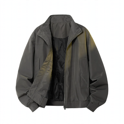 Padded men's aviator jacket made of down